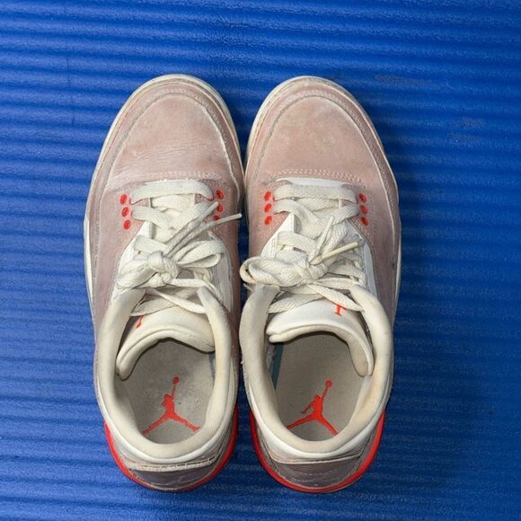 Size 5- Women’s Nike Air Jordan 3 Retro Rust Pink CK9246-600 Crimson - Picture 5 of 8